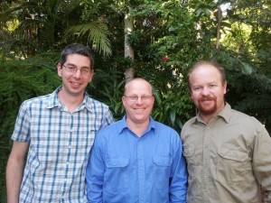 Peace Pilgrims Simon Reeves, Rev. Simon Moyle & Greg Rolles