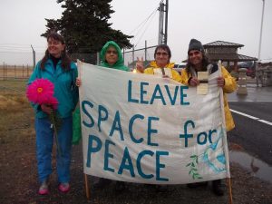 Toby Blomé, Pamela Osgood, Shirley Osgood and Mauro Oliveira, just after being released.  Photo by Janie Kesselman